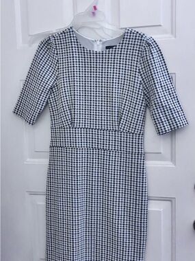 mini black and white dress Women's All Eyes On Me Black Jacquard Mini Dress | Size: M